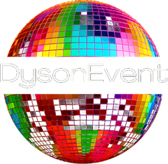 Dyson Events disco ball logo